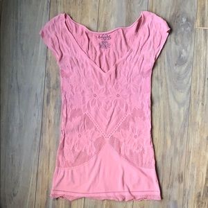 Pink Free People top